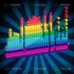 Abstract Colourful Equalizer